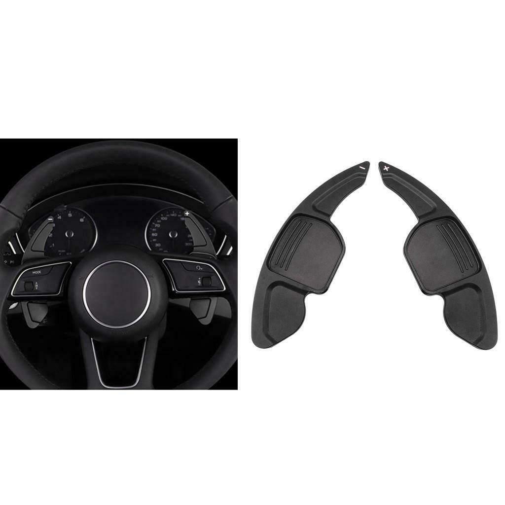 Shift Paddle Shifter Extension fit for Audi A3 A4L A5 A6 A7 A8 S5 Q5 Black