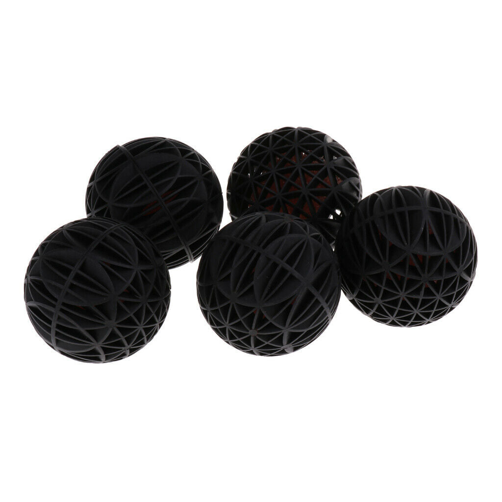 5Pcs Aquarium Media Moss Ball for Fish Tank Absorbs Nitrates Provides Oxygen