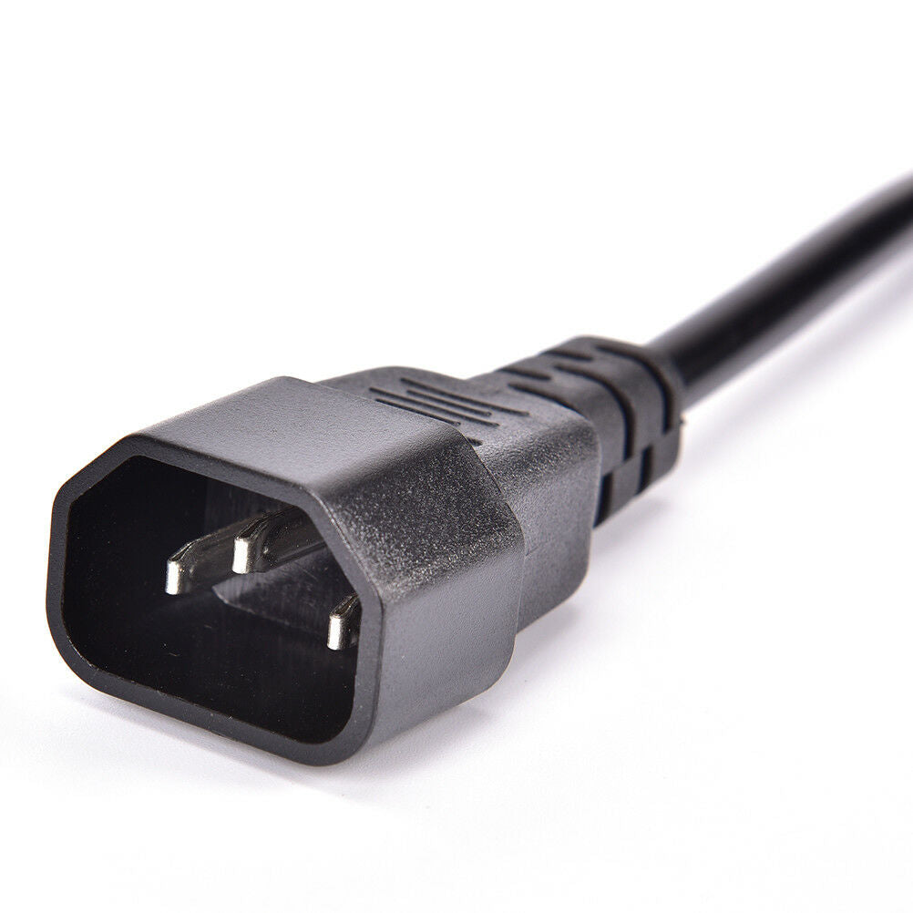 1.8m Power Extension Cable IEC Kettle Male to Female UPS Lead C13 - C14BDAU