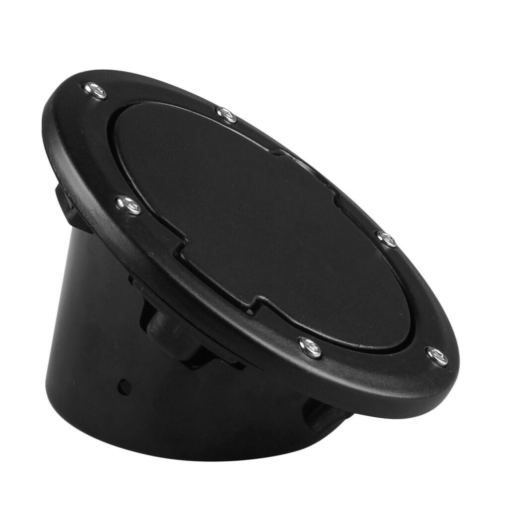 Metal Black Locking Gas Fuel Cap Cover For  Wrangler JK 2/4 Door 07-18