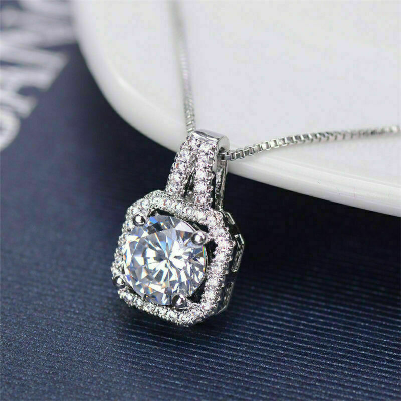 New Fashion Crystal Charm Pendant Jewelry Chain Chunky Statement Choker Necklace