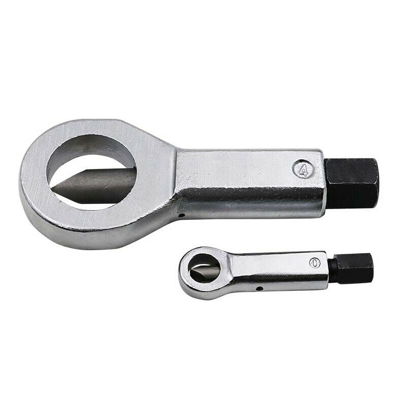 4x 9-27mm Nut Splitter Breaker Manual Pressure Nut Remover Extractor Tools Handy