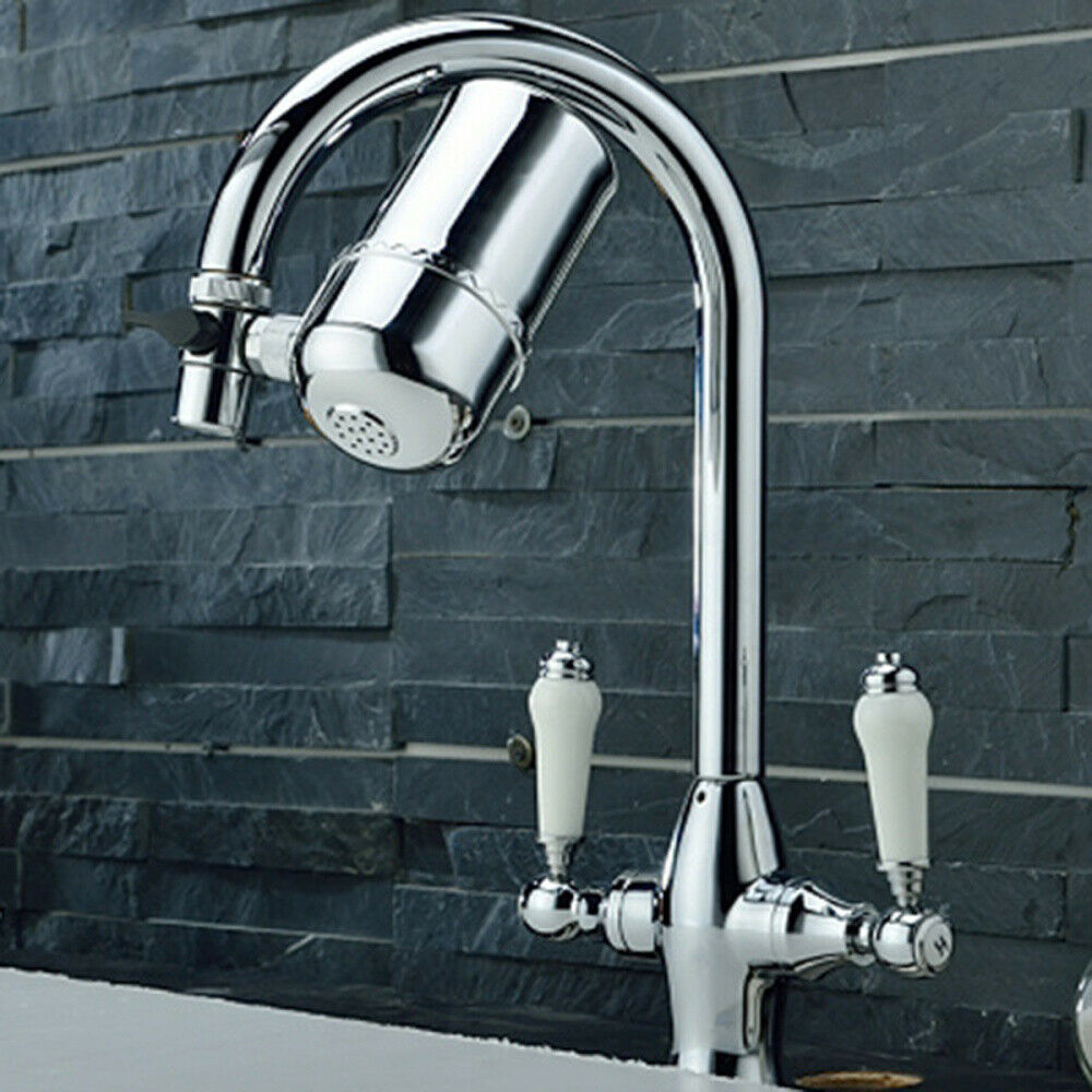 Countertop Ceramic Carbon Home Kitchen Faucet Filter Drinking Water Purifier