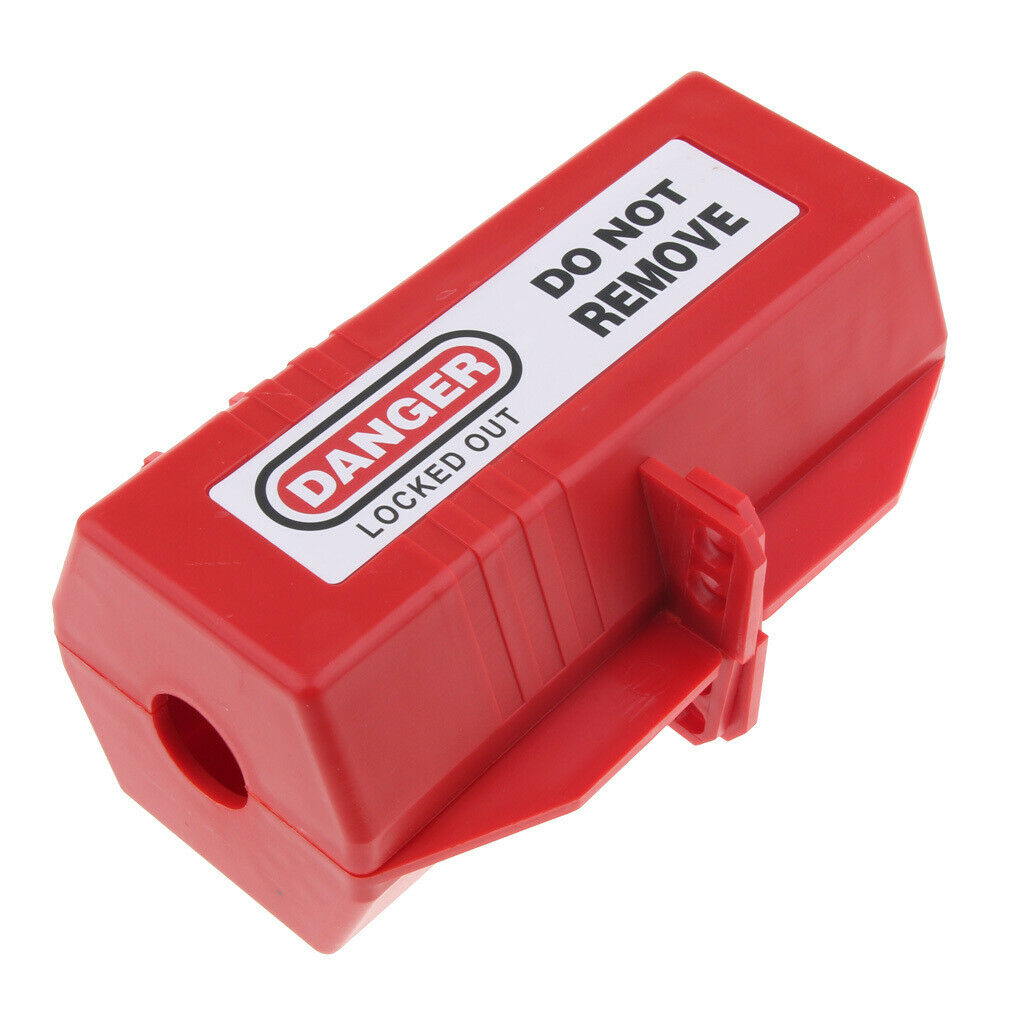 Electric large plug locking tagout boxes locking device