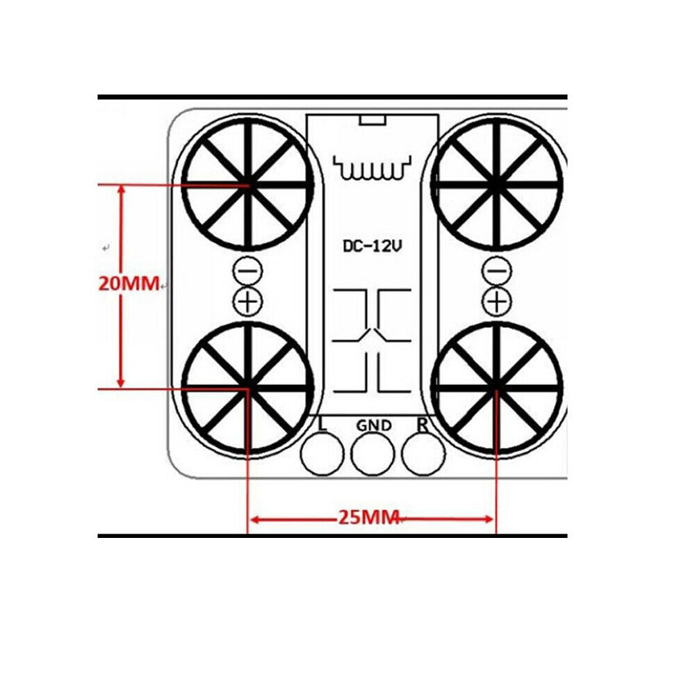 UPC1237 Speaker Protection Board Directly Mounted For DIY Amplifier Board AC 12V