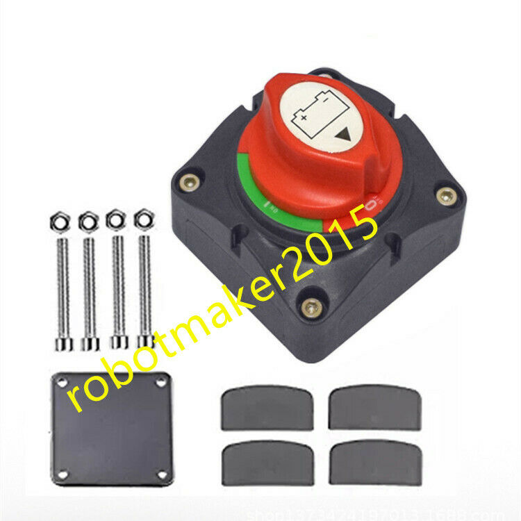Auto Battery Disconnect Switch 12V 300A/1000A Power On Off for Car Boat 2 Screws