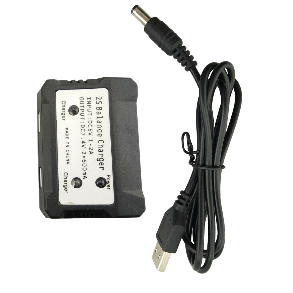 USB Plug 2S 7.4V Balance Charger for   H501S RC Aircraft Models Parts