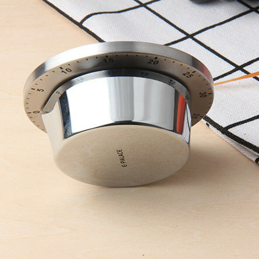 Long Ring Bell Alarm Loud 60-Minute Kitchen Cooking Wind Up Timer Mechanical