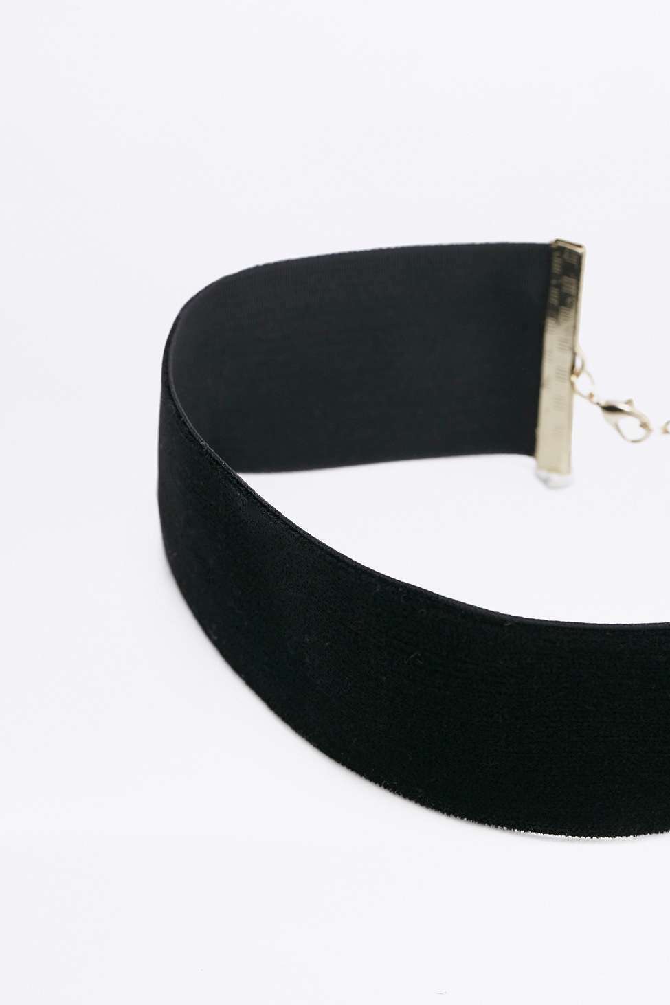 90's 30MM Black Velvet Choker Necklace Goth Gothic Grunge Retro Chain Jewelry