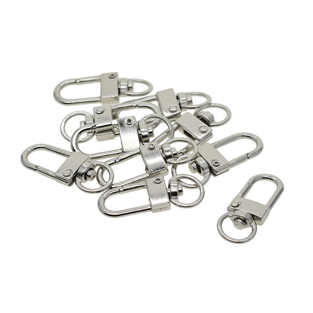 10 Pieces Metal  Locks Lanyard Snap Hook Lobster Claw Lock