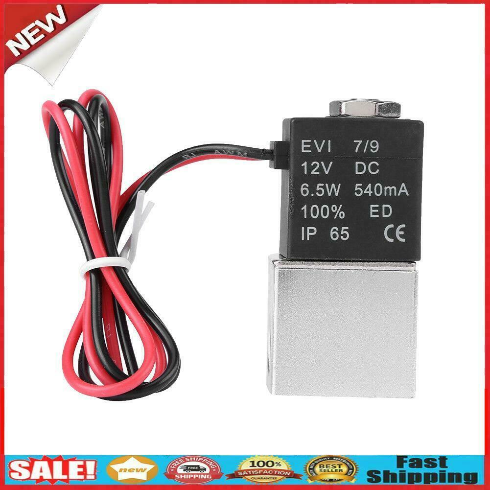 DC12V Normally Closed Fast Response Electric Air Oil Water Solenoid Valve @