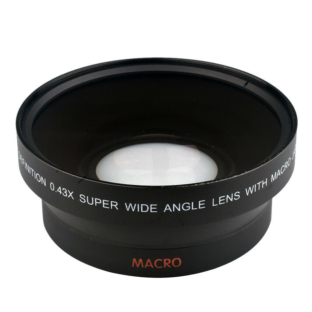 72mm 0.43x Wide Angle Lens with Macro for   HPX170 HMC150 DVX100