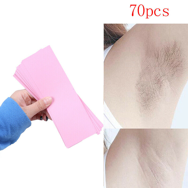 70pcs Removal Body Hair Remove Wax Paper Rolls Epilator Strip  JfJ.DD