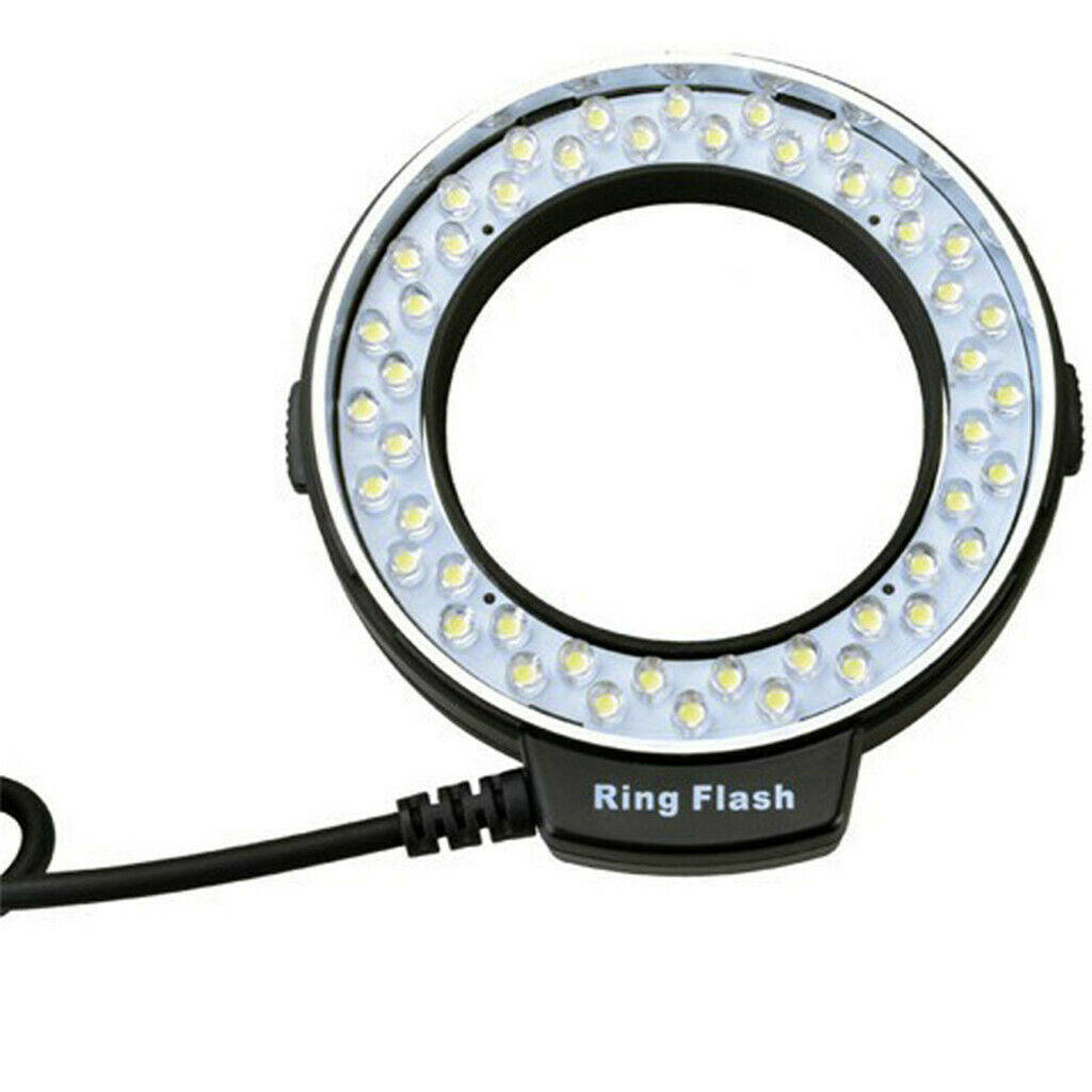 New Macro 48 LED Ring Flash Light Speedlight for Camera Universal