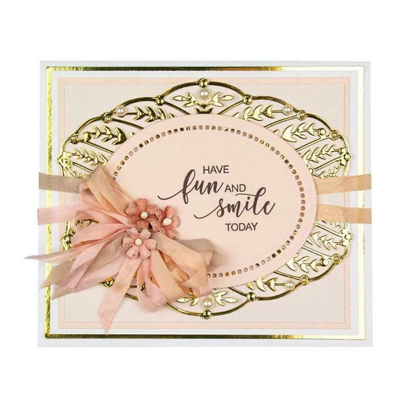 Conch Frame Metal Cutting Dies Stencil DIY Scrapbook Album Paper Card Template