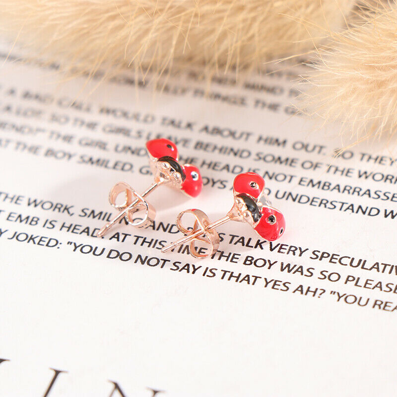 Super color-preserving mini earrings cute simple wild earrings earrings w.l8