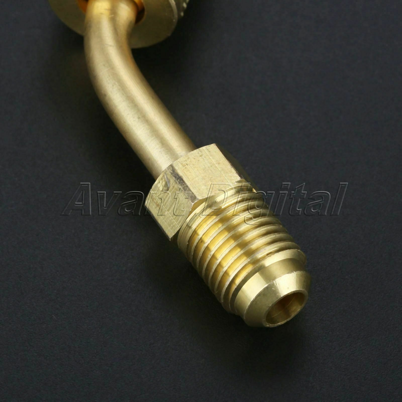 Angled R-410a Adapter for Mini Split HVAC System 5/16" Female 1/4" Male Ductless