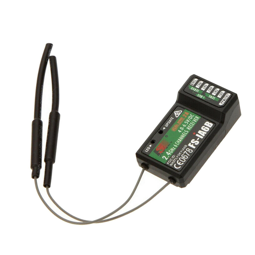 Flysky Receiver FS-iA6B 2.4G 6CH With IBus For Sailplane Airplane Wing