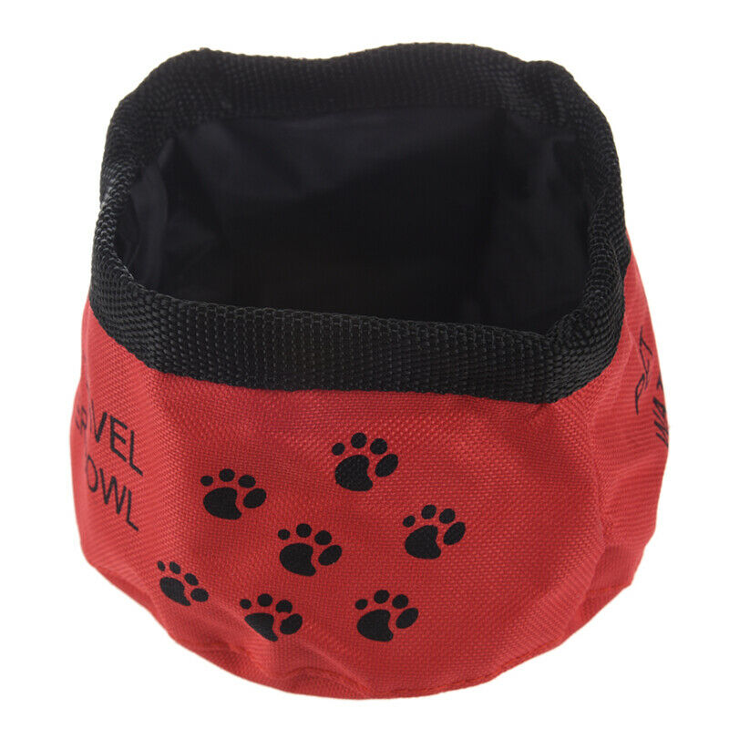 8inch Fold Up Travel Dog Water Drinking Bowl M2R3