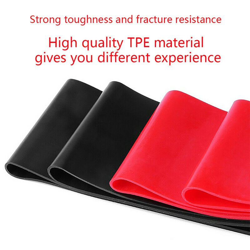 Resistance Bands Loop Yoga Pull Up Exercise Fitness Strength Training Set o Kt
