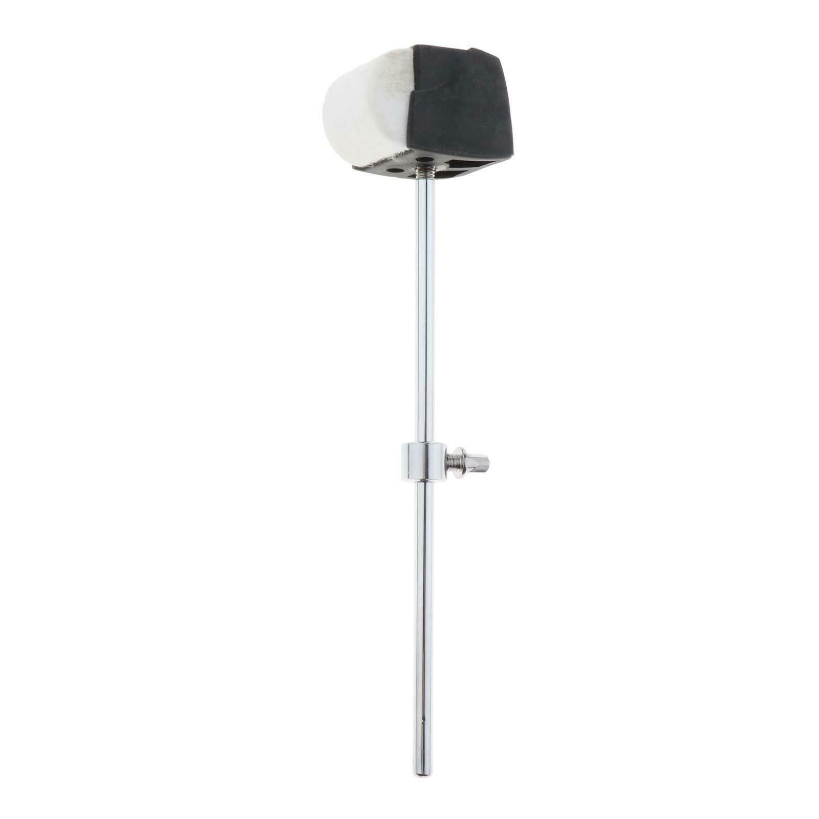 Premium Felt Bass Drum Pedal Beater Mallet Stainless Handle Replacement