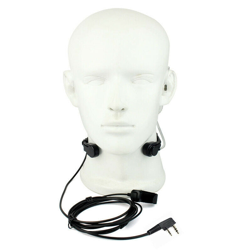 Details about Heavy Duty Throat Vibration Mic for BAOFENG UV-5R UV-82/B5/B6
