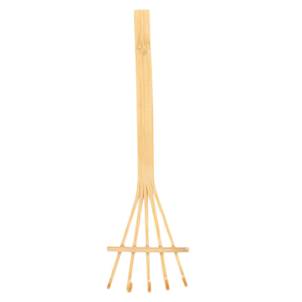 Mini Bamboo Zen Garden Tool Rake Sand Rock Push Desktop Decor Accessories Kit