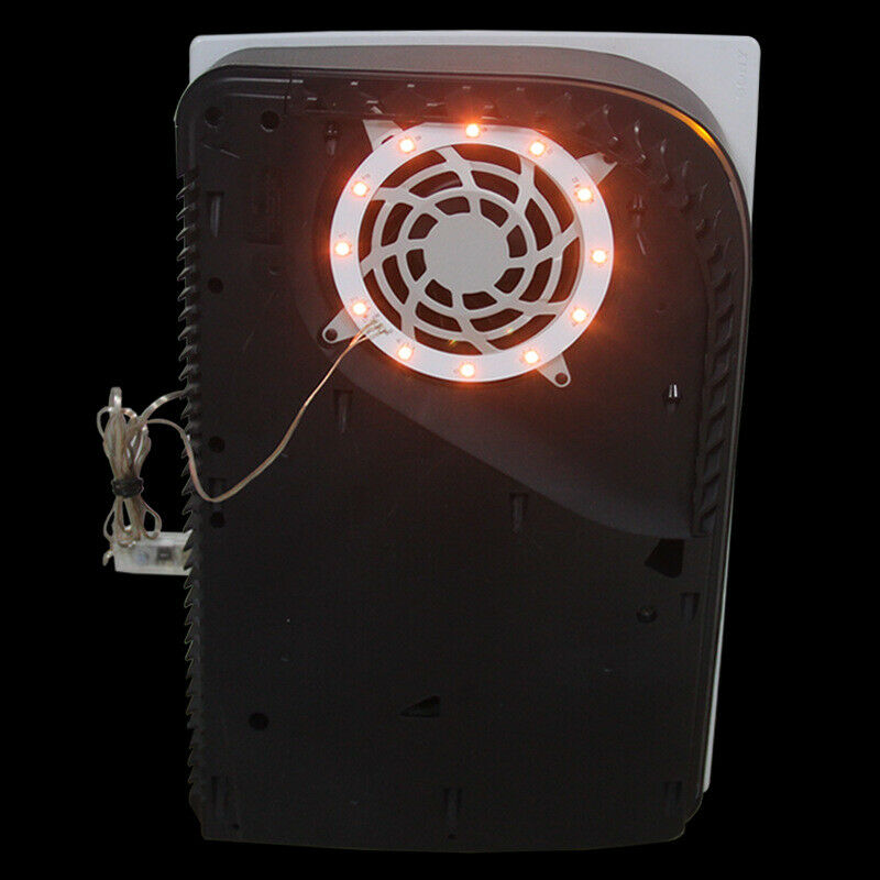 USB Remote Control RGB Light Bar LED Lighting Strip For PS5 Console Cooling Fan