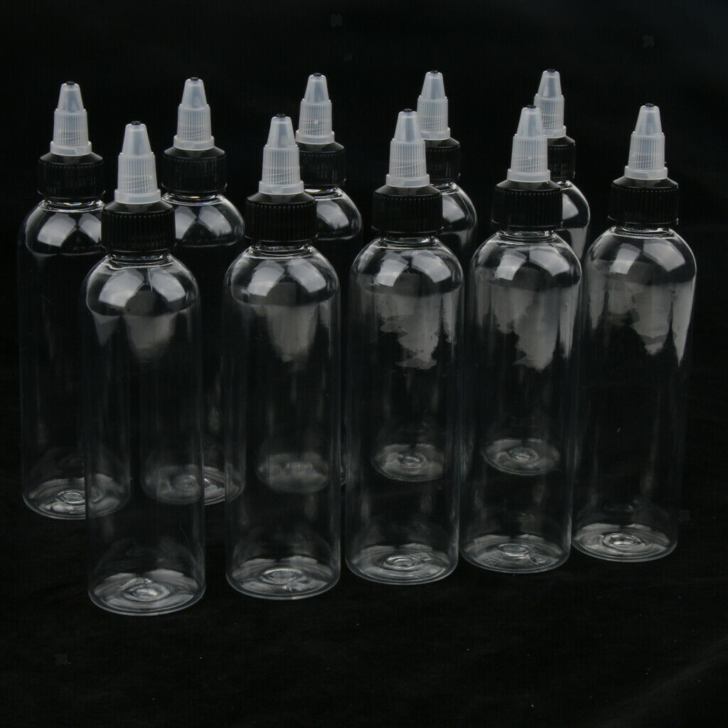 30x Plastic Empty Squeeze Bottles With Twist   Liquid Glue Bottle Paint
