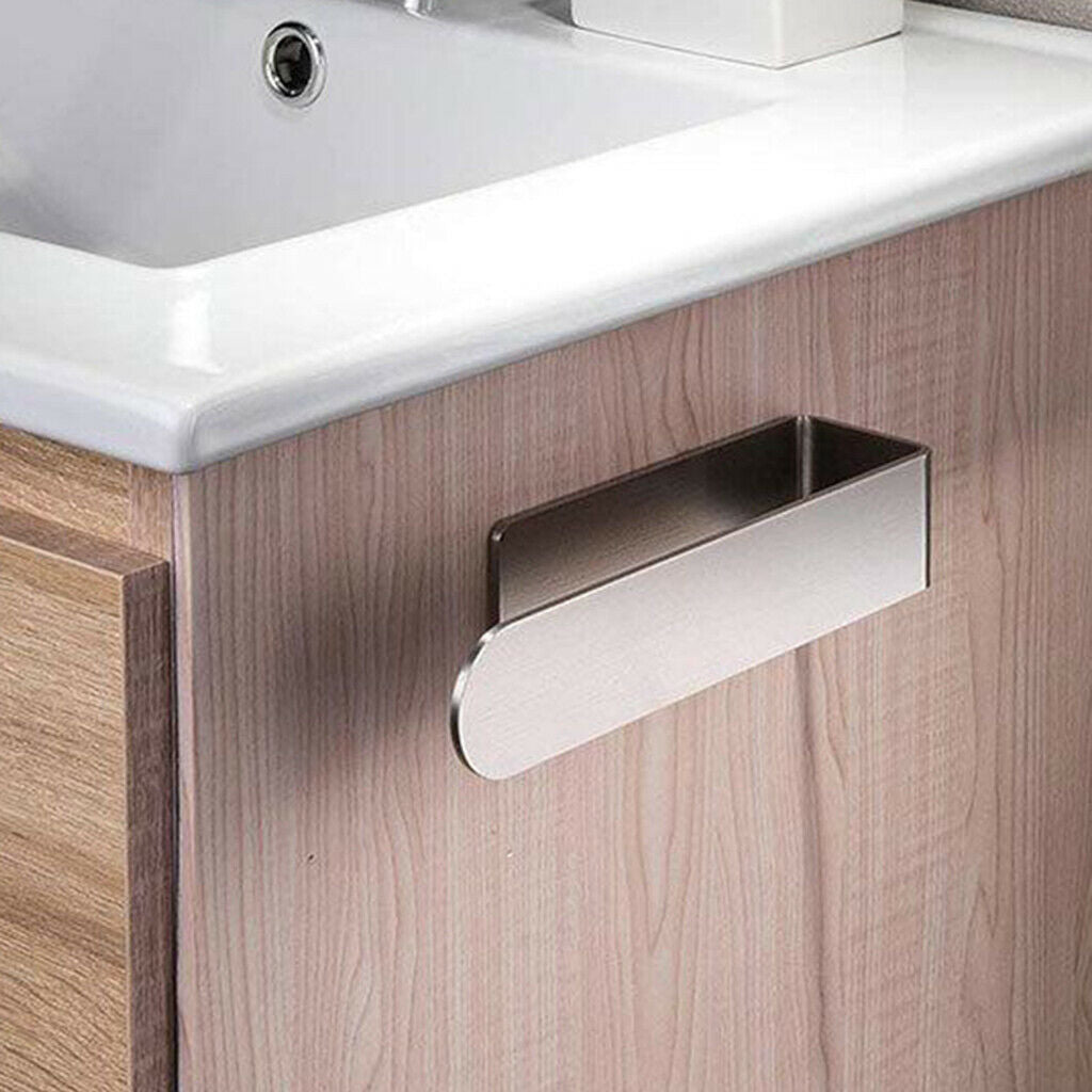 Sticky Towel Hanger Bathroom Towel Bar Thicken Towel Rack Bathroom Organizer