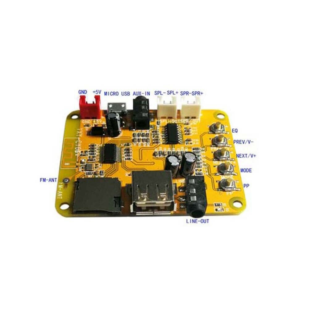 Mp3 Lossless Decoders Decoding Power Amplifier Audio Module Support TF Card USB