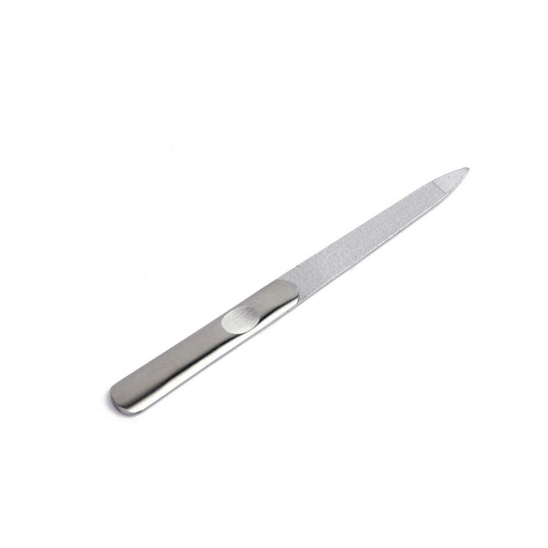 Stainless Steel Metal Nail Art Pedicure Tool Dual Sided File Manicure zj
