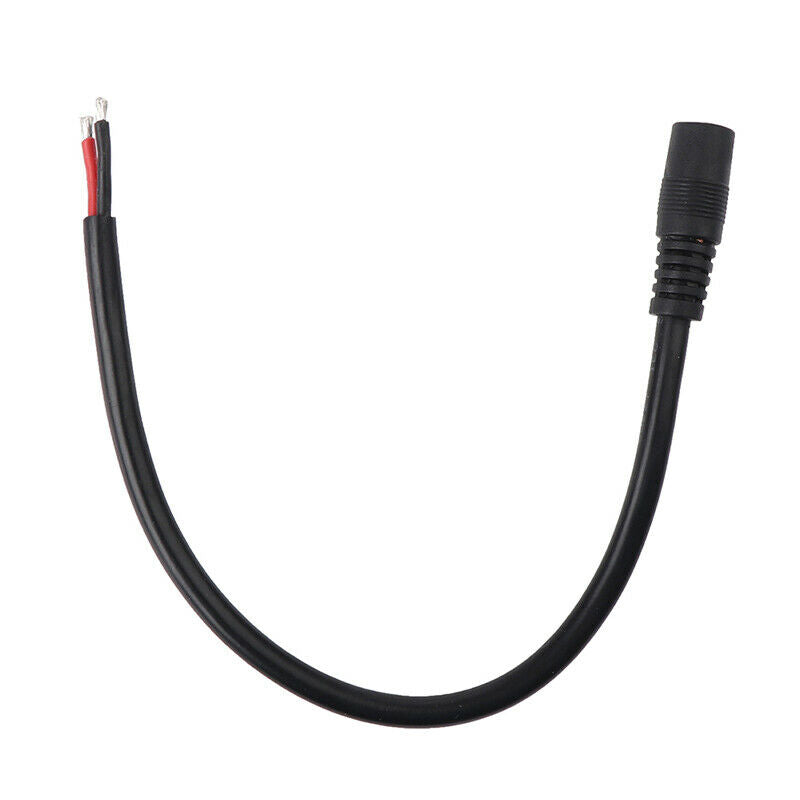 Connector DC 5.5 x 2.5mm Female jack adapter Cable wire for Led Strip PoweDEAU