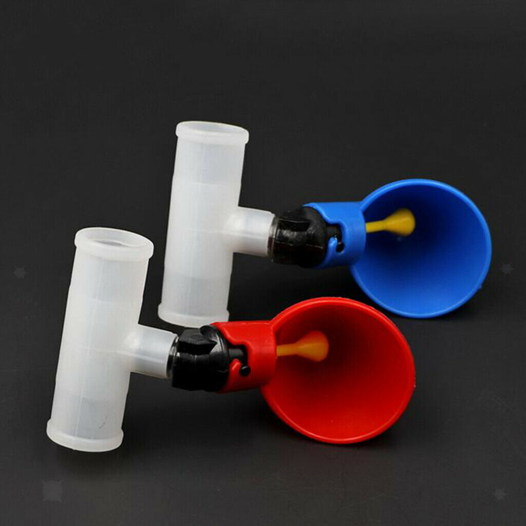10pcs 3/4inch Tee Fittings Tubes Replacement for Automatic Poultry Waterer