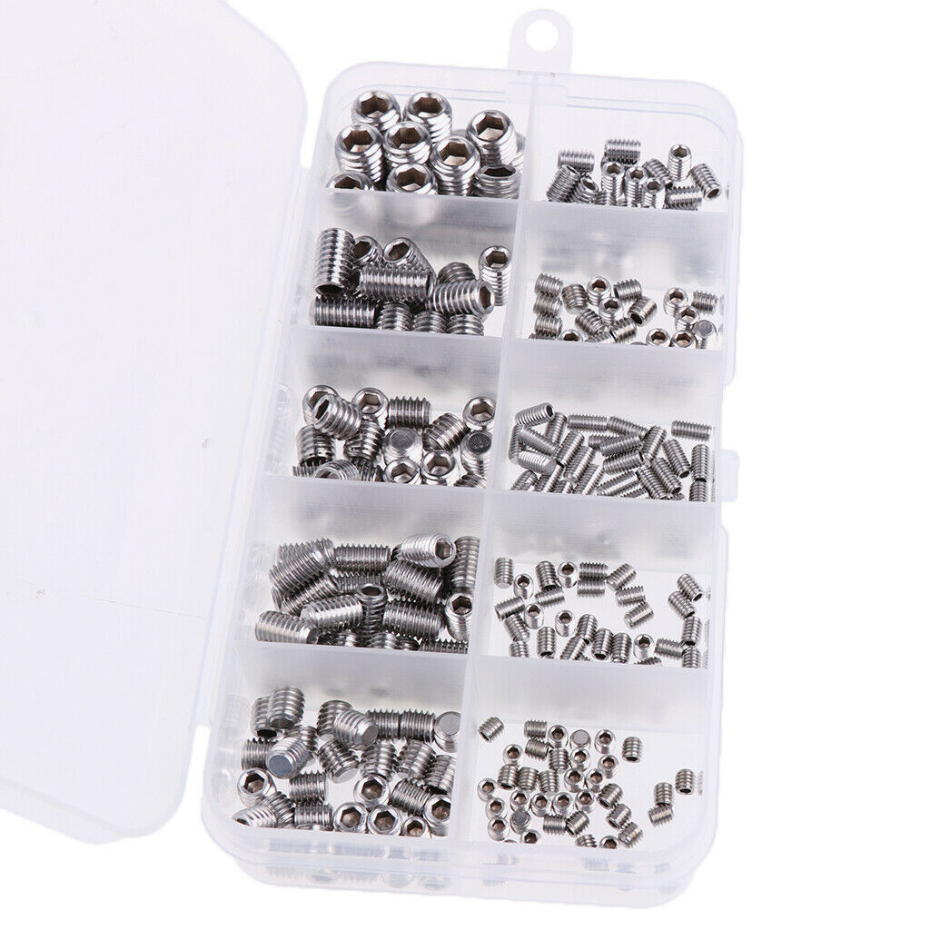M3 M4 M5 M6 M8 Socket Screw Assortment Allen Head Hex Socket Grub Screws