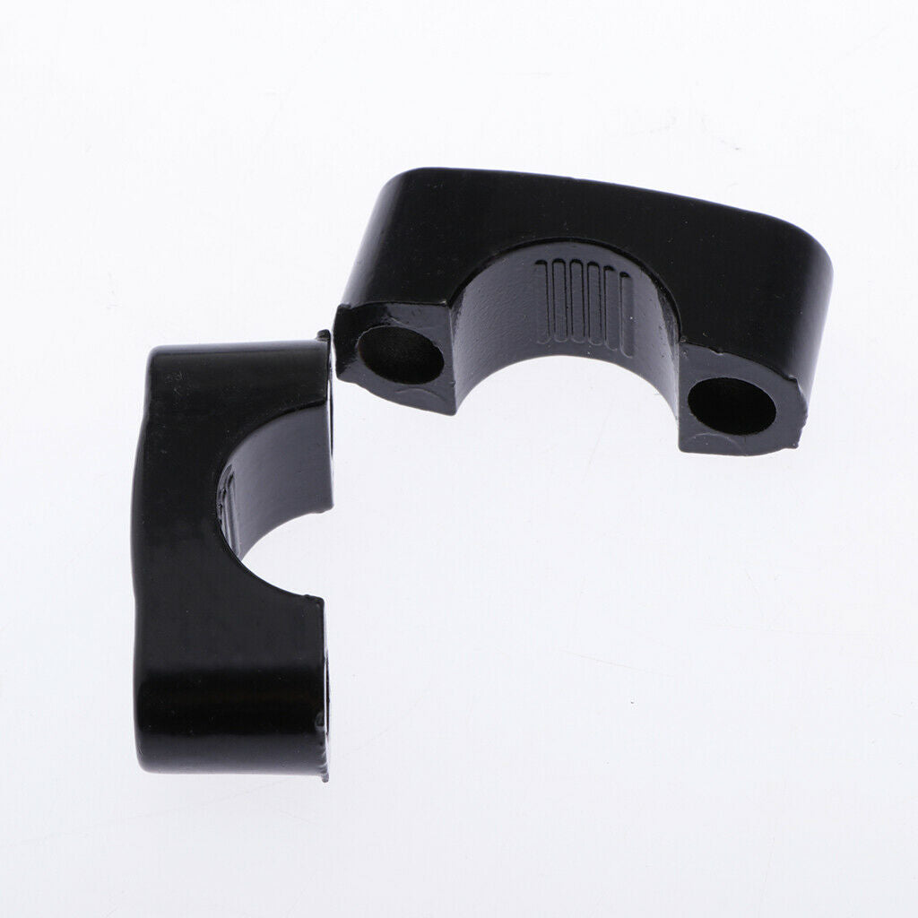 1 Pair Motorcycle Handlebar Risers (22mm)- Universal Handlebars Clamp Taper for