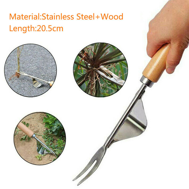 1PC Garden Weeder Tool Lawn Sturdy Digging Puller Hand Weeding EffectiveY1
