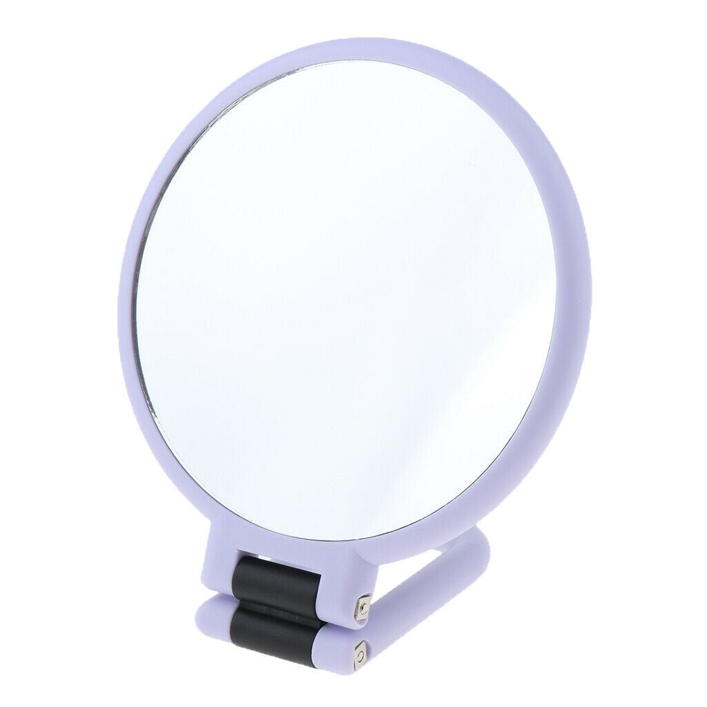 Set of 2 Double Sided Beauty Makeup Mirror Folding Handheld Bathroom Mirror