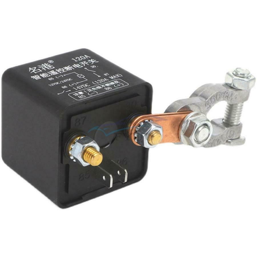 1× 12V Universal Integrated Wireless Remote Control Car Battery Switch Isolator