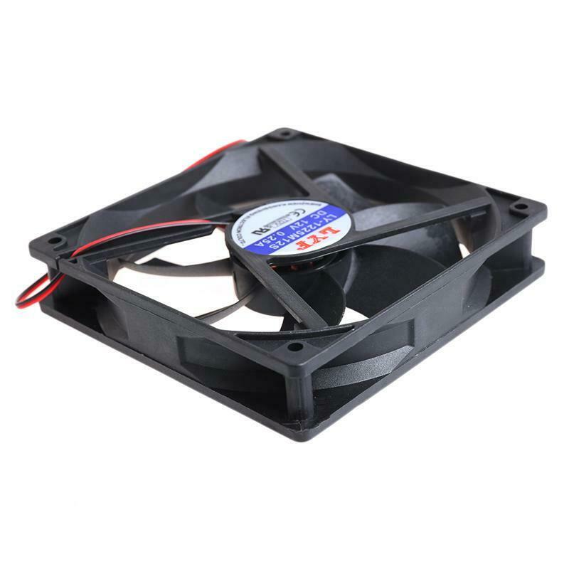 12cm High Speed Computer DC 12V 2Pin PC Case System Hydraulic Cooling Fan 12025