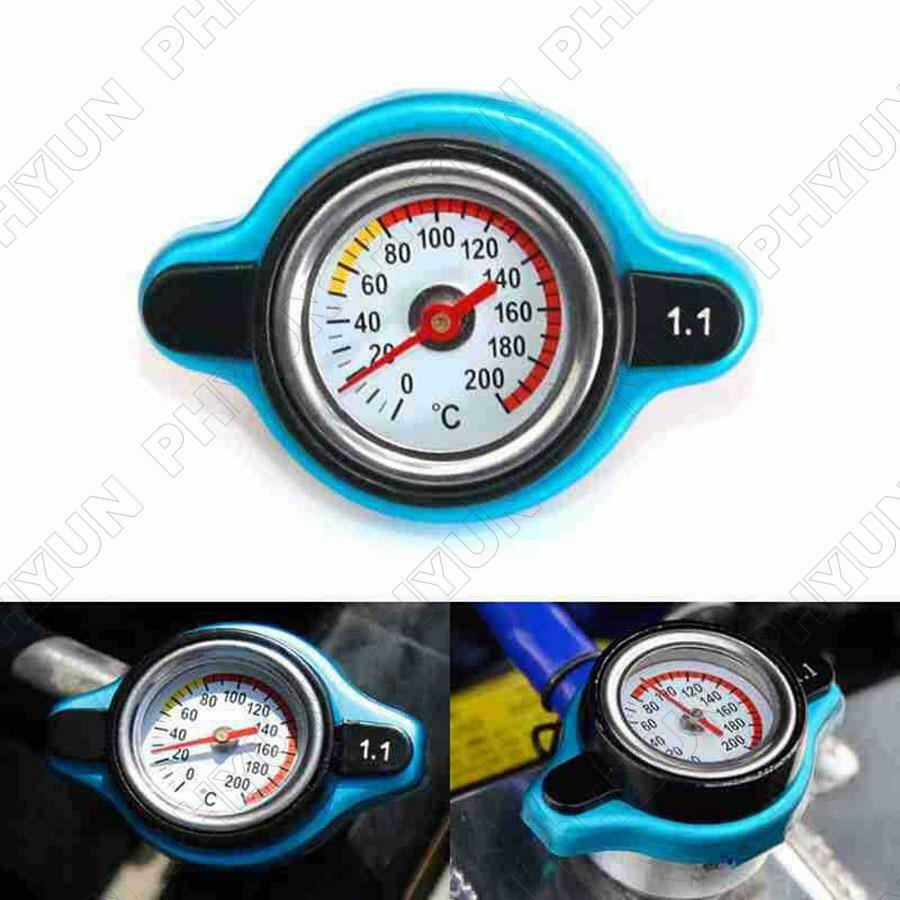1.1Bar Thermo Thermostatic Radiator Cap Cover Water Temperature Gauge Accessory
