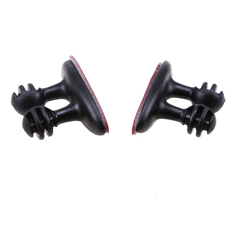 32PX Cable Clips Self-Adhesive Cord Management Wire Holder Organizer Clamp Black