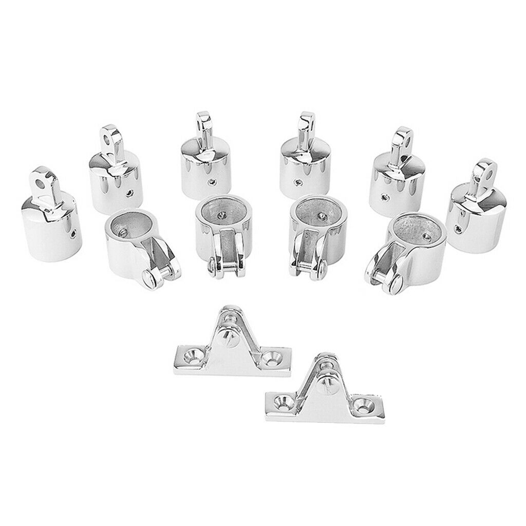 12Pcs 1" 25.4mm Heavy-duty Steel Marine Hardware Set Deck Boat Accessories