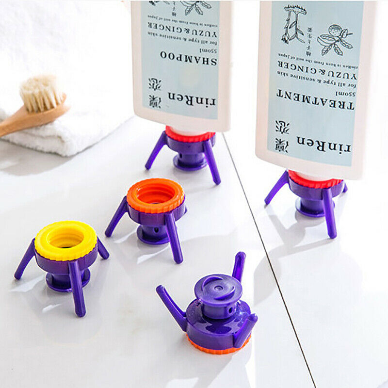 3Pcs Toss It Bottle Stand Cap Kit Easy Pour Out Thick Liquid Bottle Emptying KBD