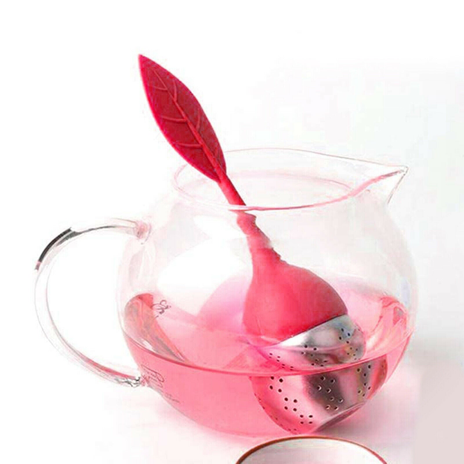 Tea Strainer Loose Tea Steeper Tea Infuser for Loose Leaf Tea Rose Pink