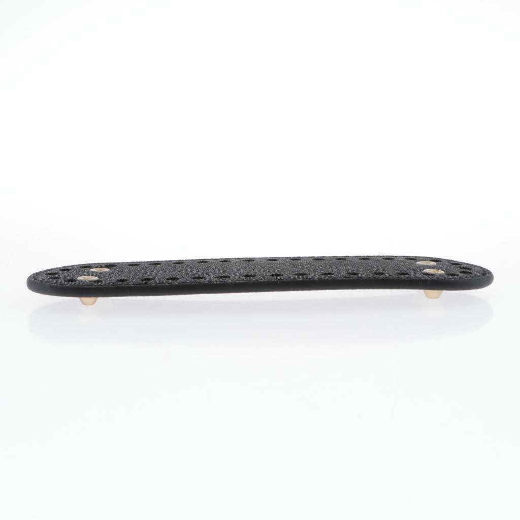 4X DIY Bag Bottom Shaper Pad Pet Bags Insert Cushion Base 38 Holes NEW Black