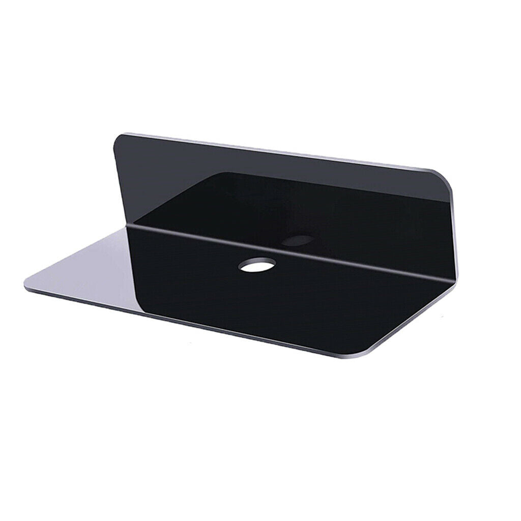 2 Pieces Acrylic Floating Wall Shelf Small Display Holder for Video Cams