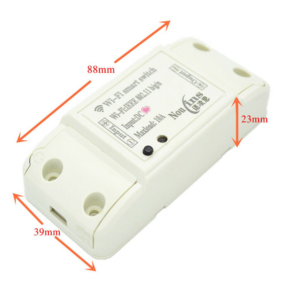 DC12V DIY   Wireless Switch Smart With ABS Shell Mobile APP Socket 10A