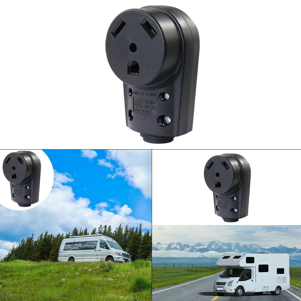 Female Socket Replacement Plug 125V 30A Receptacle Plug for American RV