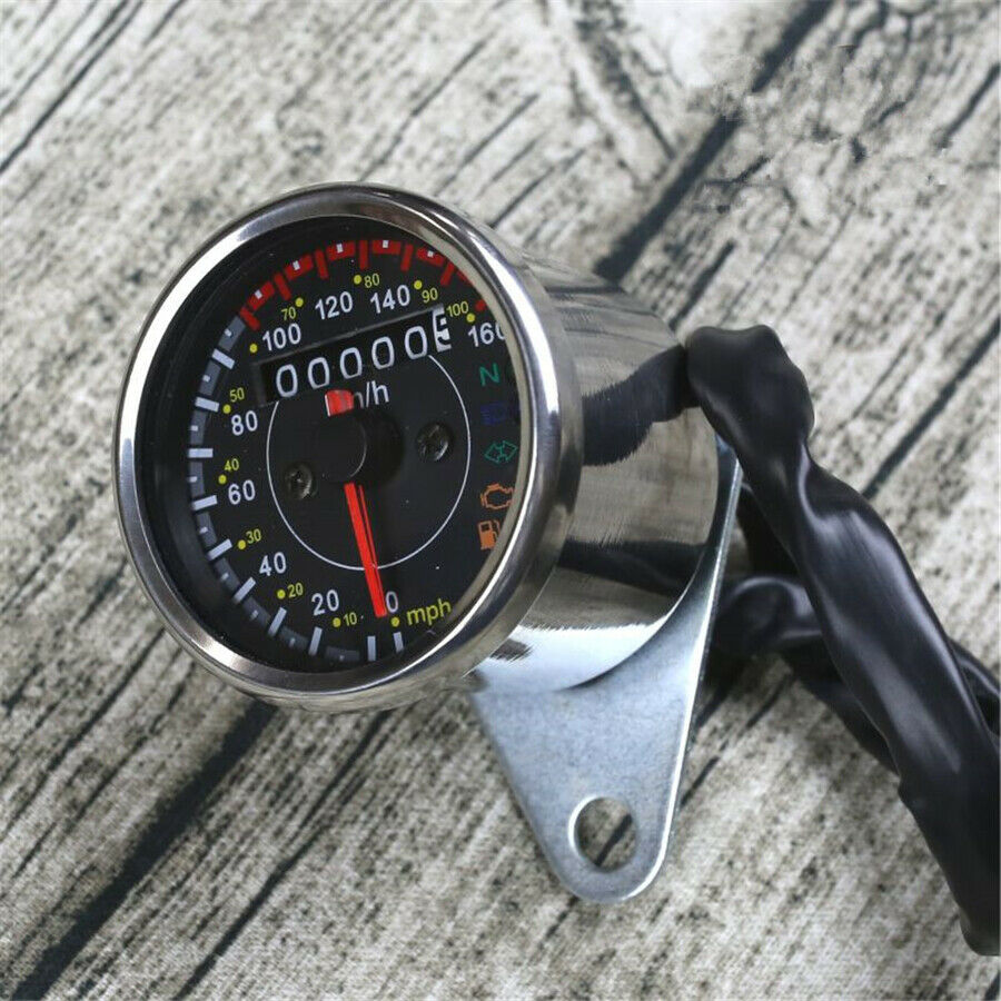 Led Backlight Speedometer Odometer Head lamp Fault Indicator 12V Motorcycle